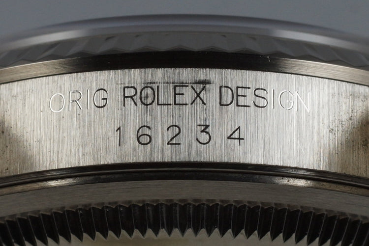 1991 Rolex DateJust 16234 with Japanese Papers