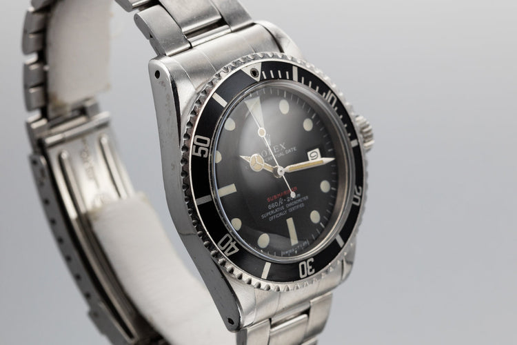 1972 Rolex Red Submariner 1680 with MK IV Dial