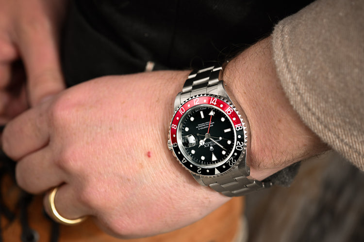 1997 Rolex GMT Master 16710 Tritinova Dial Coke Bezel