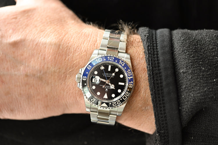 2013 Rolex GMT Master II "Batman" 116710BLNR Box, Card Booklets& Hangtag