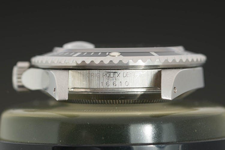 1991 Rolex Submariner 16610 Creamy Tritium Dial