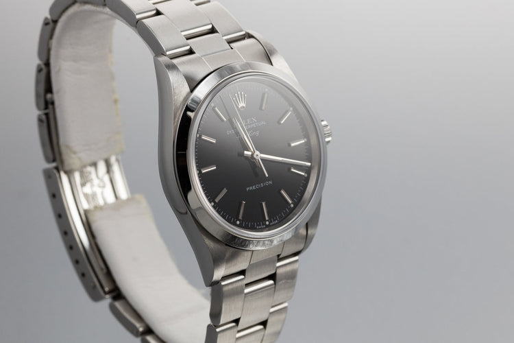 2000 Rolex Air-King 14000 Black Dial