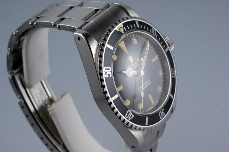 1964 Rolex Submariner 5513 Glossy Gilt Meters First Dial