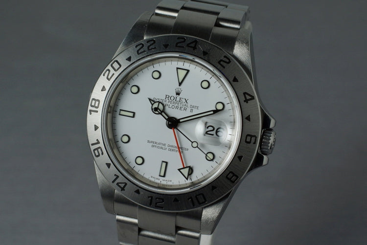 2006 Rolex Explorer II 16570 with Box and Papers