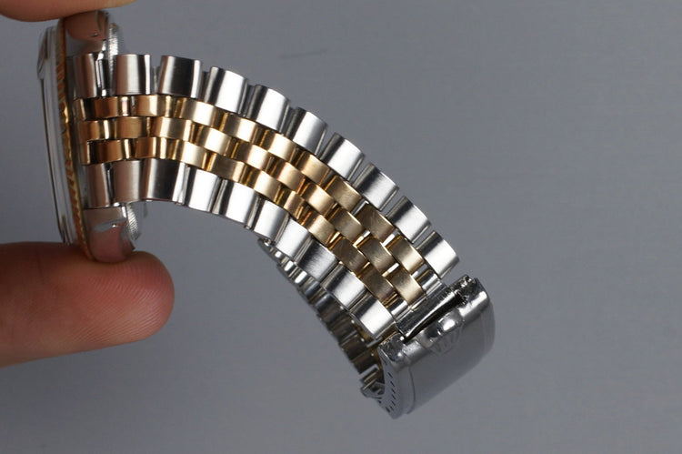 1962 Rolex Two Tone DateJust 1601 Non-Luminous Champagne Dial