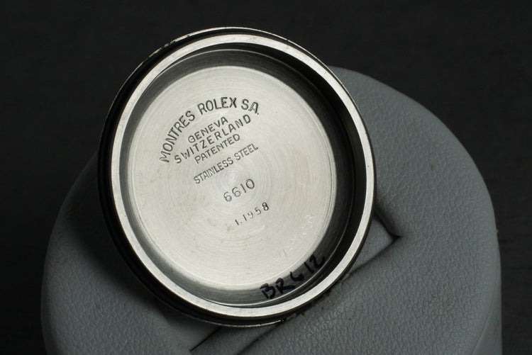 1958 Rolex Explorer 1 6610 with Gilt Dial