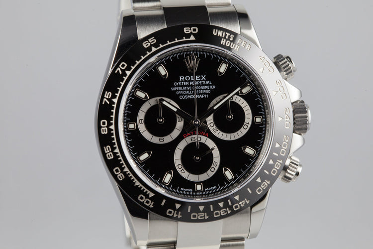 2016 Rolex Ceramic Daytona 116500LN Black Dial with Box and Papers