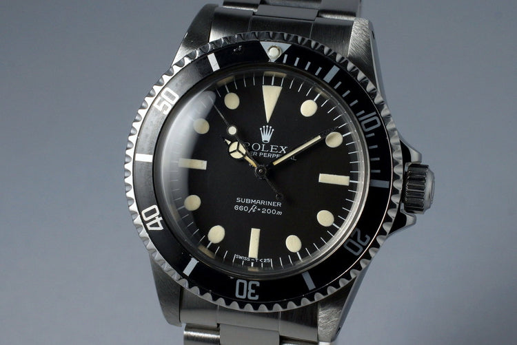 1979 Rolex Submariner 5513 Mark III Maxi Dial