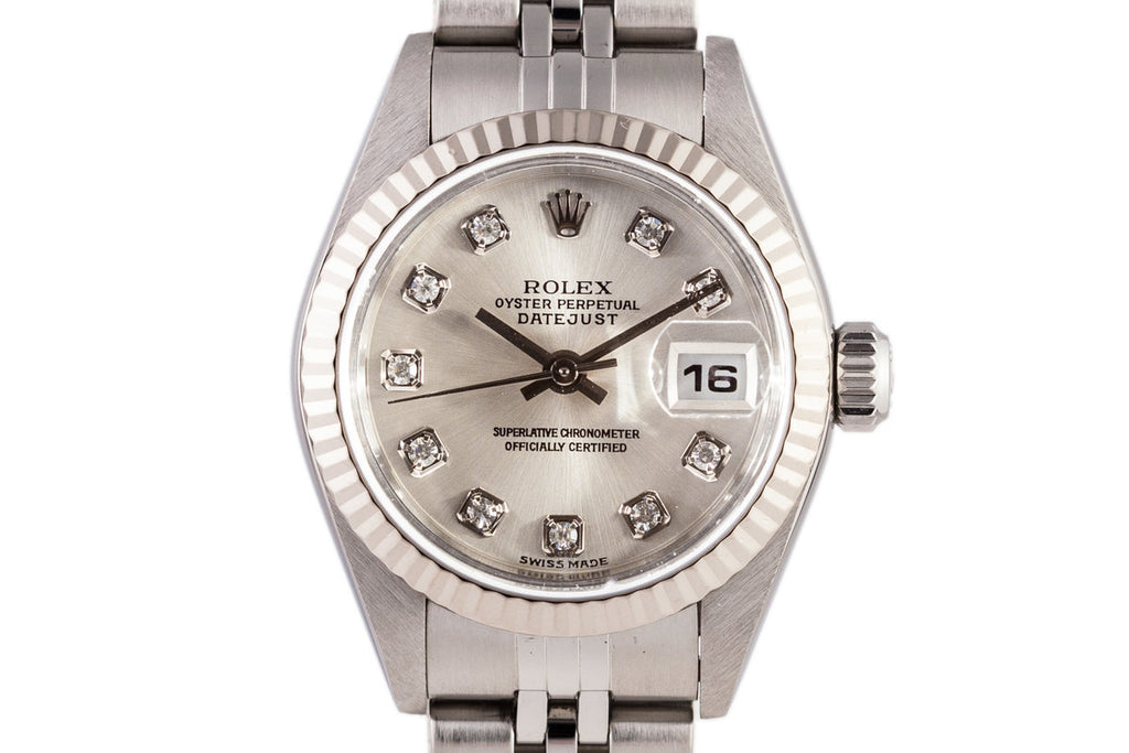 2002 Rolex Ladies Datejust 79174 with Factory Diamond Dial