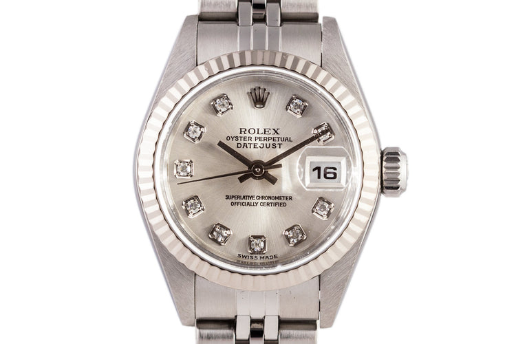 2002 Rolex Ladies Datejust 79174 with Factory Diamond Dial