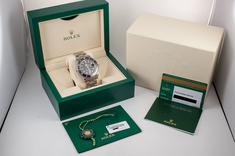 2017 Rolex Sea-Dweller 126600 with Ceramic Bezel and Box and Papers