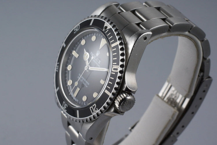 1984 Rolex Submariner 5513 Spider Dial with Box and Papers