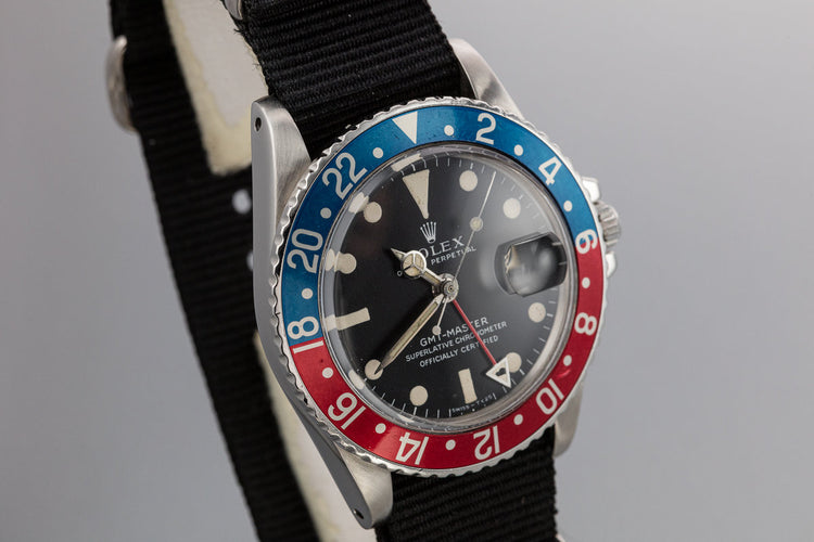 1968 Rolex GMT-Master 1675 "Pepsi" with Mark 1 Matte Dial