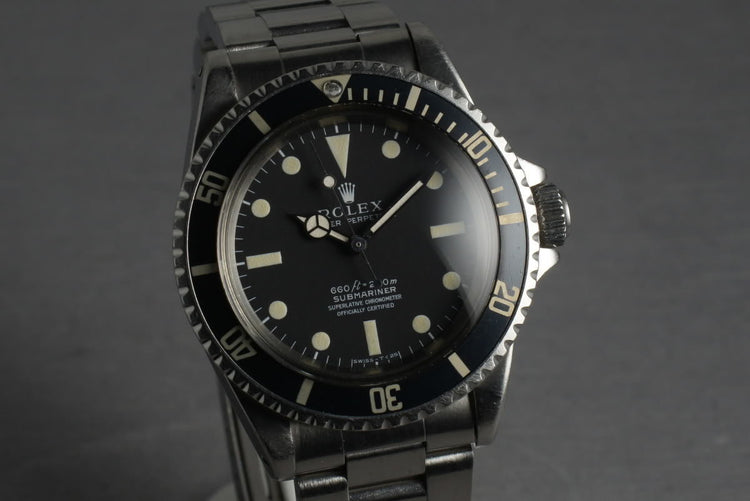 Rolex Submariner 5512 with Box and Papers