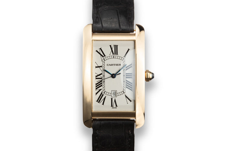 Cartier 18K YG Tank Americaine 1740