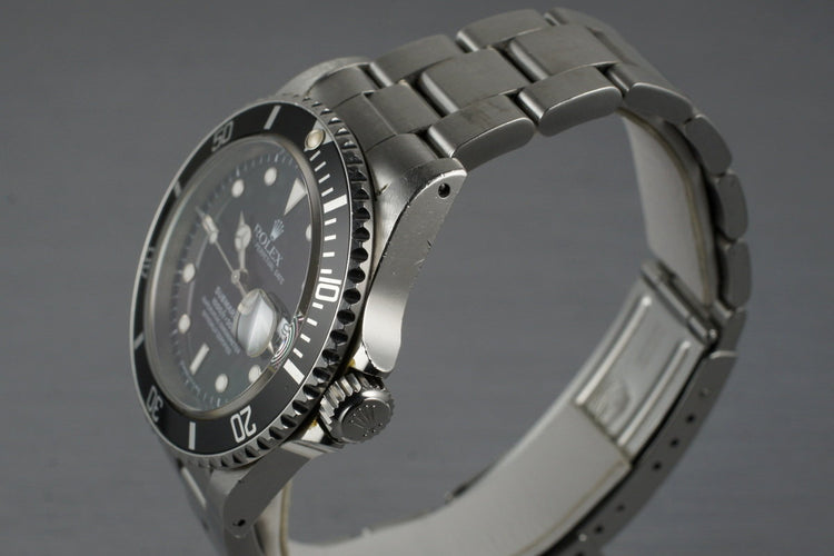1995 Rolex Submariner 16610 with Box and Papers