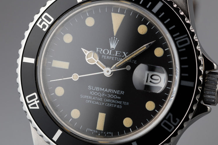 1981 Rolex Submariner 16800 Matte Dial