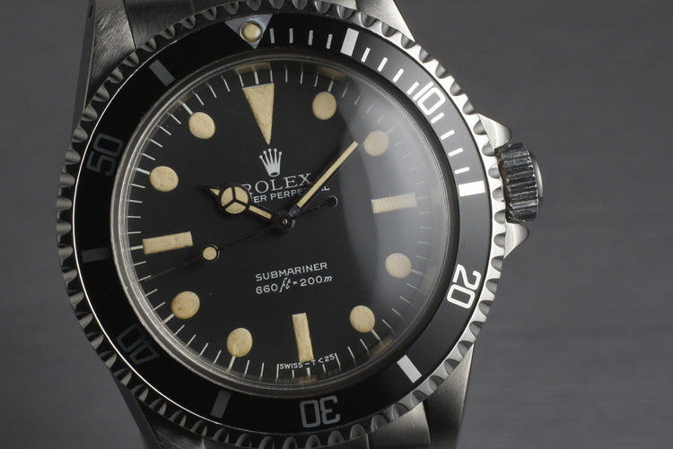 1979 Rolex Submariner 5513 Mark 3 Maxi Dial