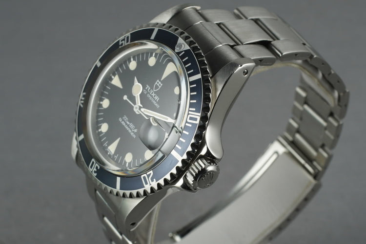 1981 Tudor Submariner 76100 with Non-Mercedes Hand