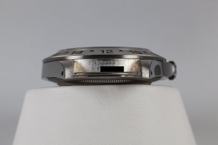 1991 Rolex Explorer II 16570 Black Service Dial with service card