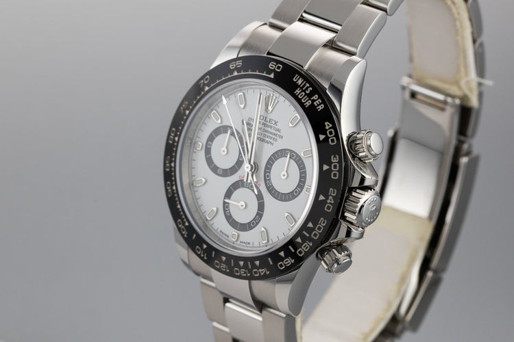 2018 Rolex Ceramic Daytona 116500LN White Dial with Box and Papers