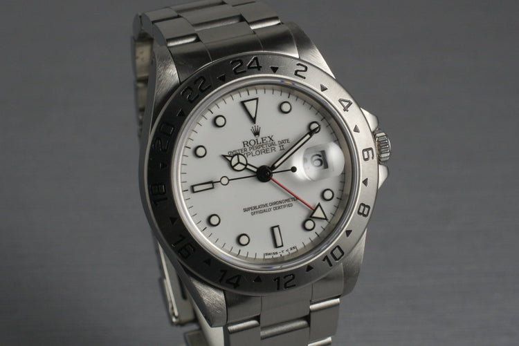 1995 Rolex Explorer II 16570 with Papers