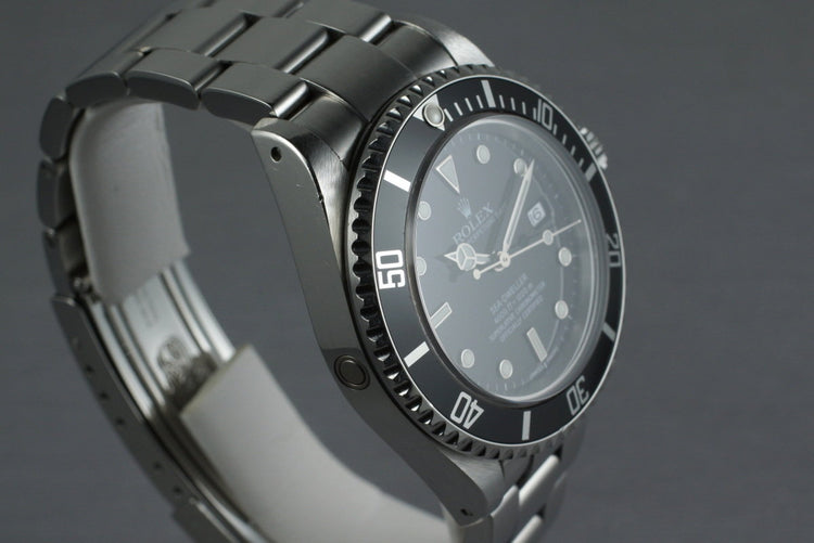 2001 Rolex Sea Dweller 16600