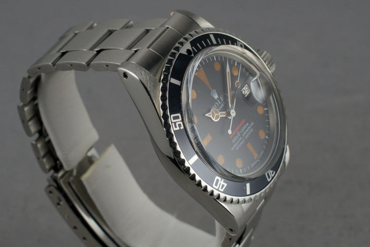 1970 Rolex Red Submariner 1680 Mark IV