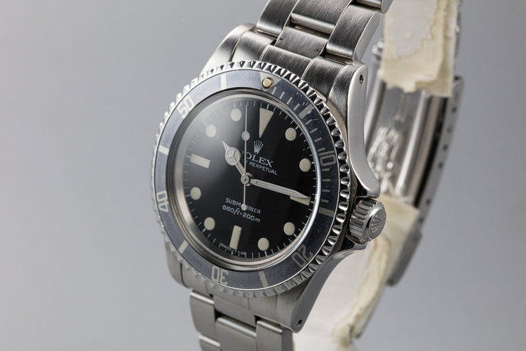 1981 Rolex Submariner 5513 with MK 2 Maxi Dial