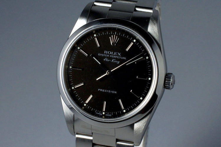 2006 Rolex Air-King 14000M Black Dial