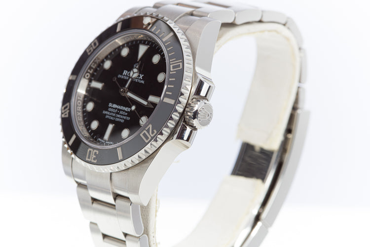 2020 Rolex Submariner 114060 40mm No Date with Box, Card, Booklets, & Hangtags