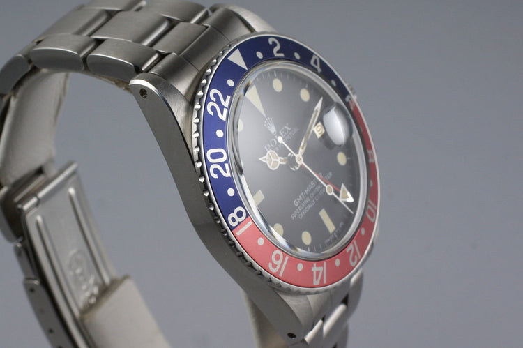 1981 Rolex GMT 16750 with Box and Papers