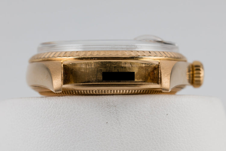 1970 Rolex 18k Day-Date 1803 with Matte Black Dial