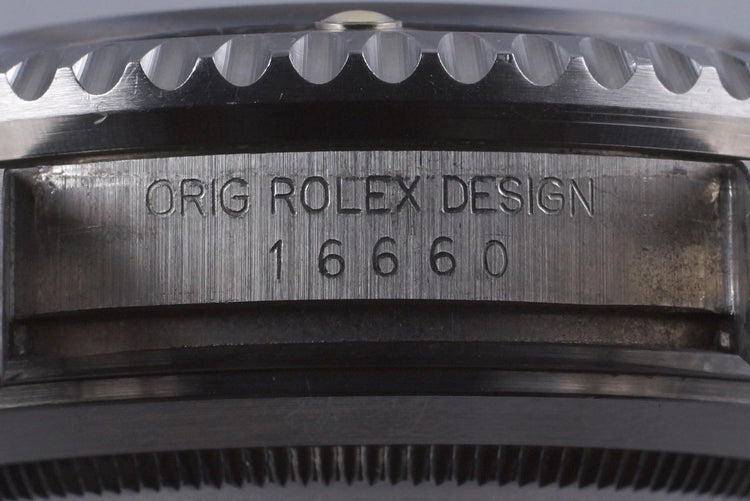 1986 Rolex Sea Dweller 16660 with Box and Papers