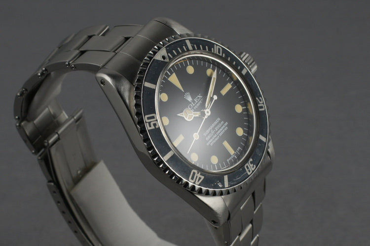 1964 Rolex Submariner 5512 PCG case with Matte Dial