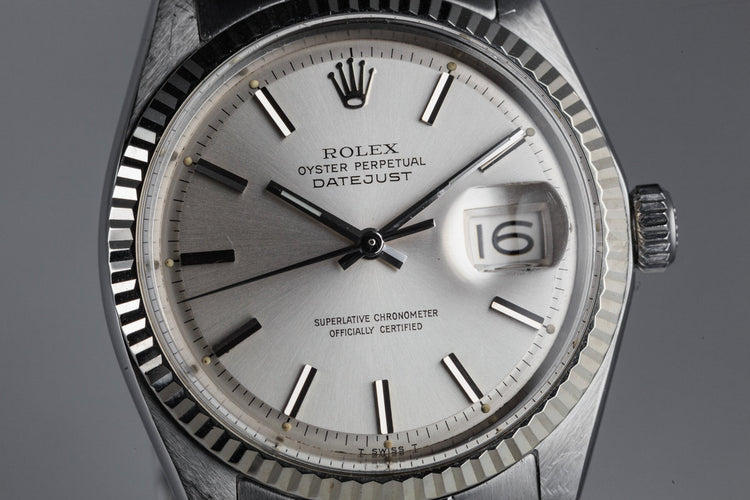 1971 Rolex DateJust 1601 Silver Dial
