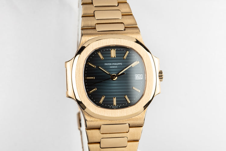 1992 18L YG Patek Phlippe Nautilus 3800/1 with Box and Extract from the Archives