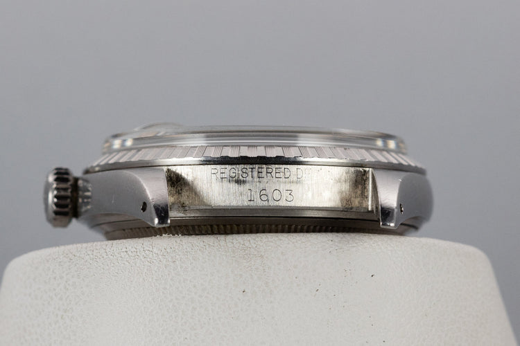 1968 Rolex DateJust 1603 Silver dial