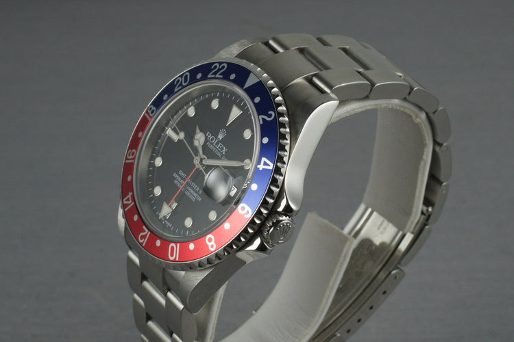 Rolex GMT 16710 Z serial with Box and Papers Stick Numeral Dial