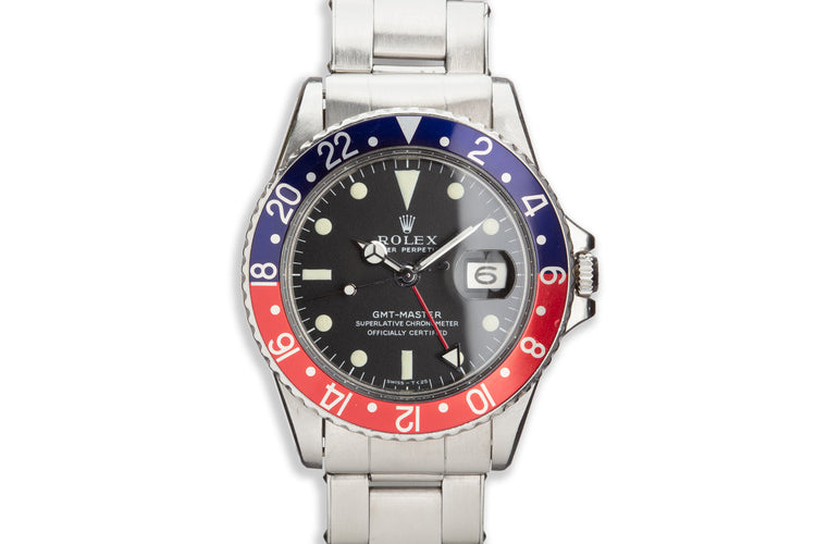 1967 Vintage Rolex GMT Master 1675 "Pepsi"