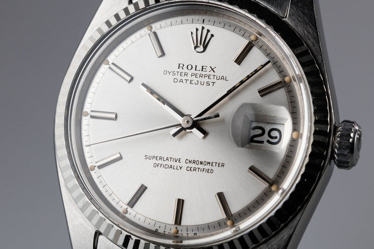 1973 Rolex DateJust 1601 Silver Sigma Dial
