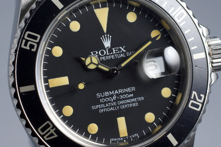 1983 Rolex Submariner 16800 with RSC Papers