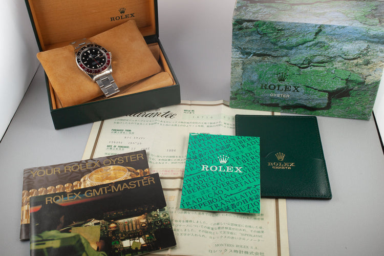 1993 Rolex GMT-Master II 16710 "Coke" with Box and Papers