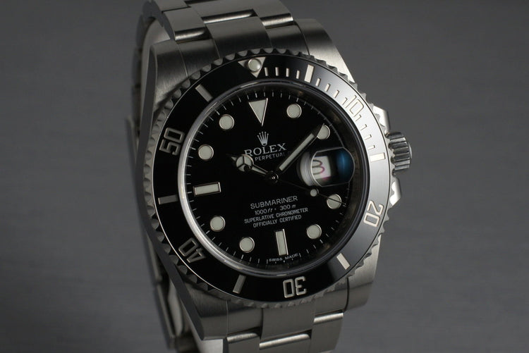 2010 Rolex Submariner 116610LN with Box and Papers