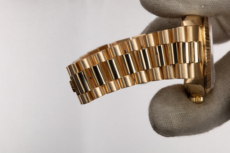 1978 Rolex 18K YG Day-Date 18038 Champagne Dial with Service Papers