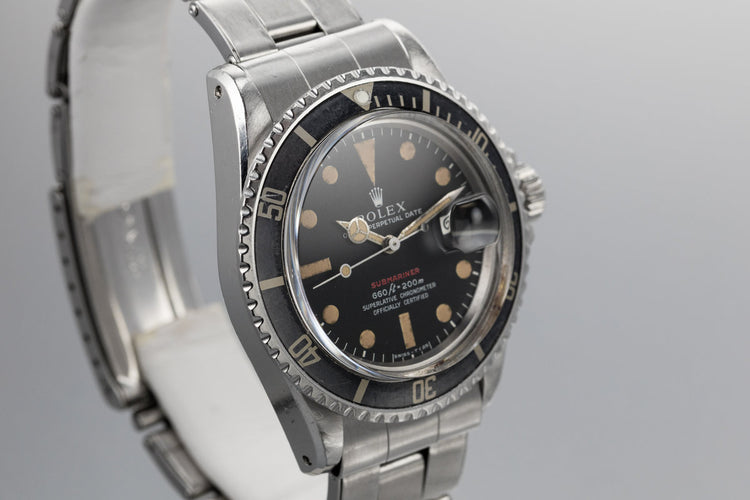 1971 Rolex Red Submariner 1680 with Mark 4 Dial