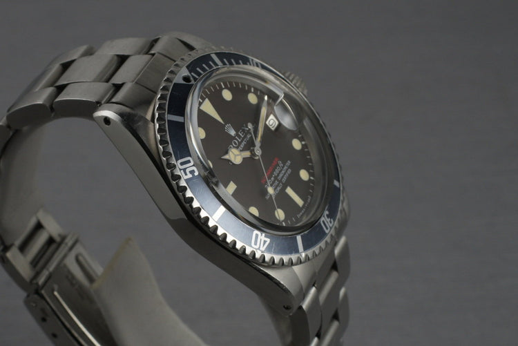 Rolex Red Submariner 1680 Meters First Mark 2 BROWN dial