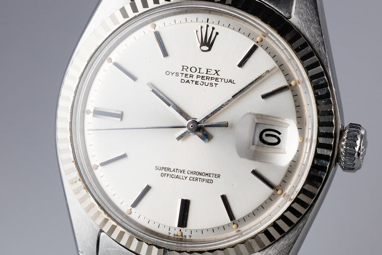 1973 Rolex DateJust 1601 Silver Dial