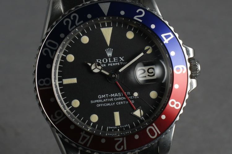 1971 Rolex GMT 1675 Mark 1