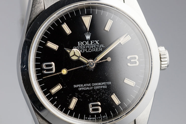 1995 Rolex Explorer 14270 with "Falling Leaf" Dial